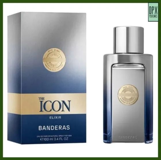 Perfume The Icon Elixir - Antonio Banderas - 100ml EDP (Original, Adipec!)