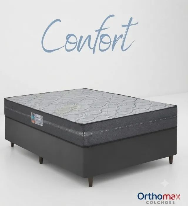 Conjunto Base com Colchão D45 De Casal Novo!