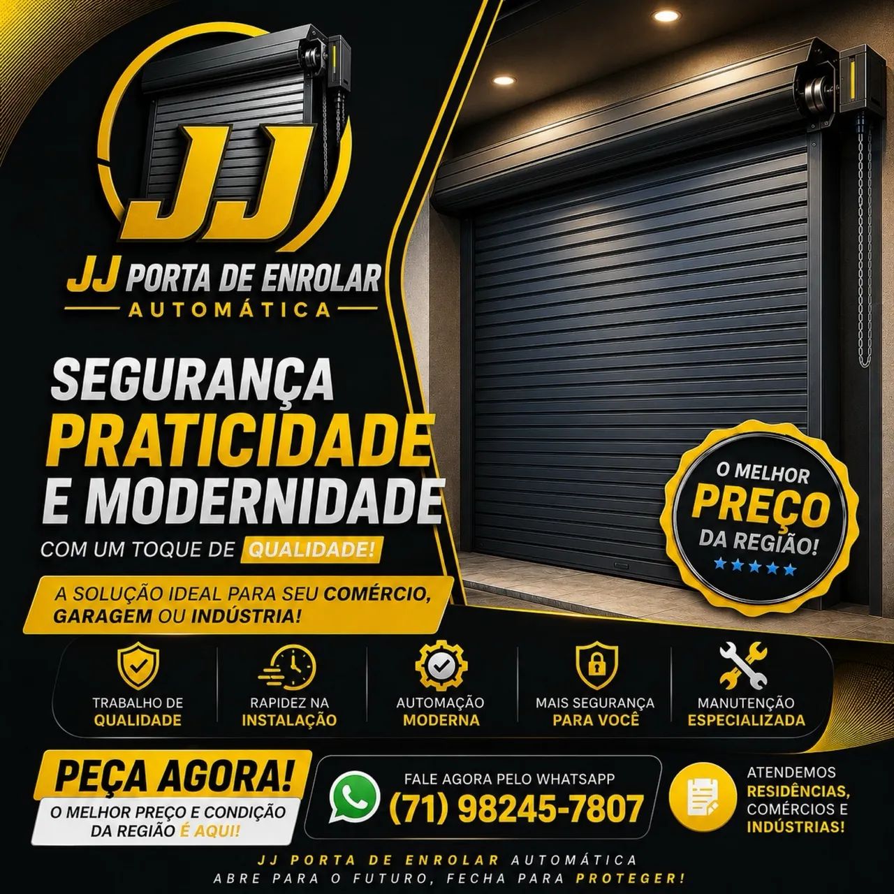 Porta de enrolar automática  - Foto 3