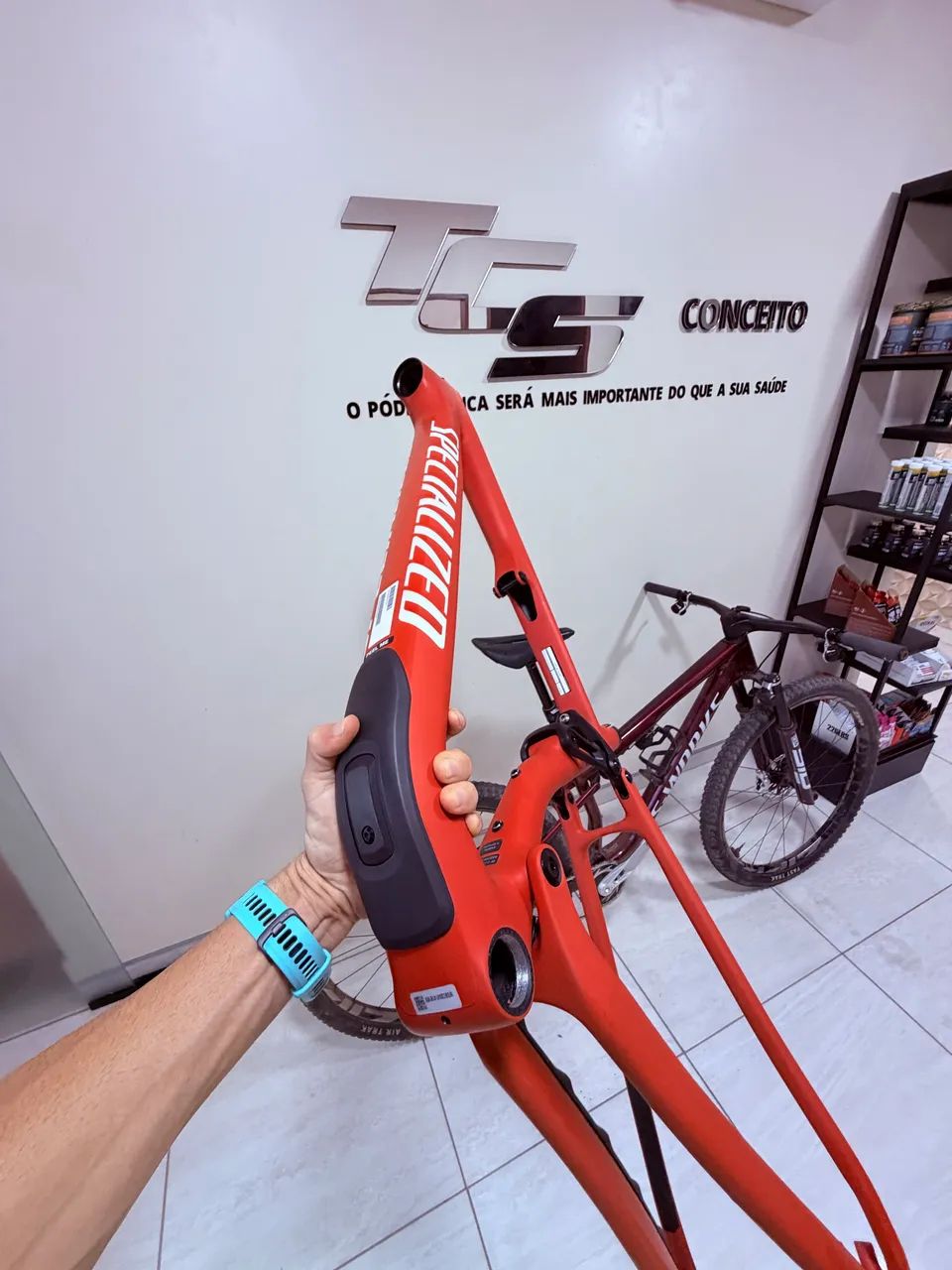 Quadro specialized Epic 8 tamanho M nova com NF - Foto 4