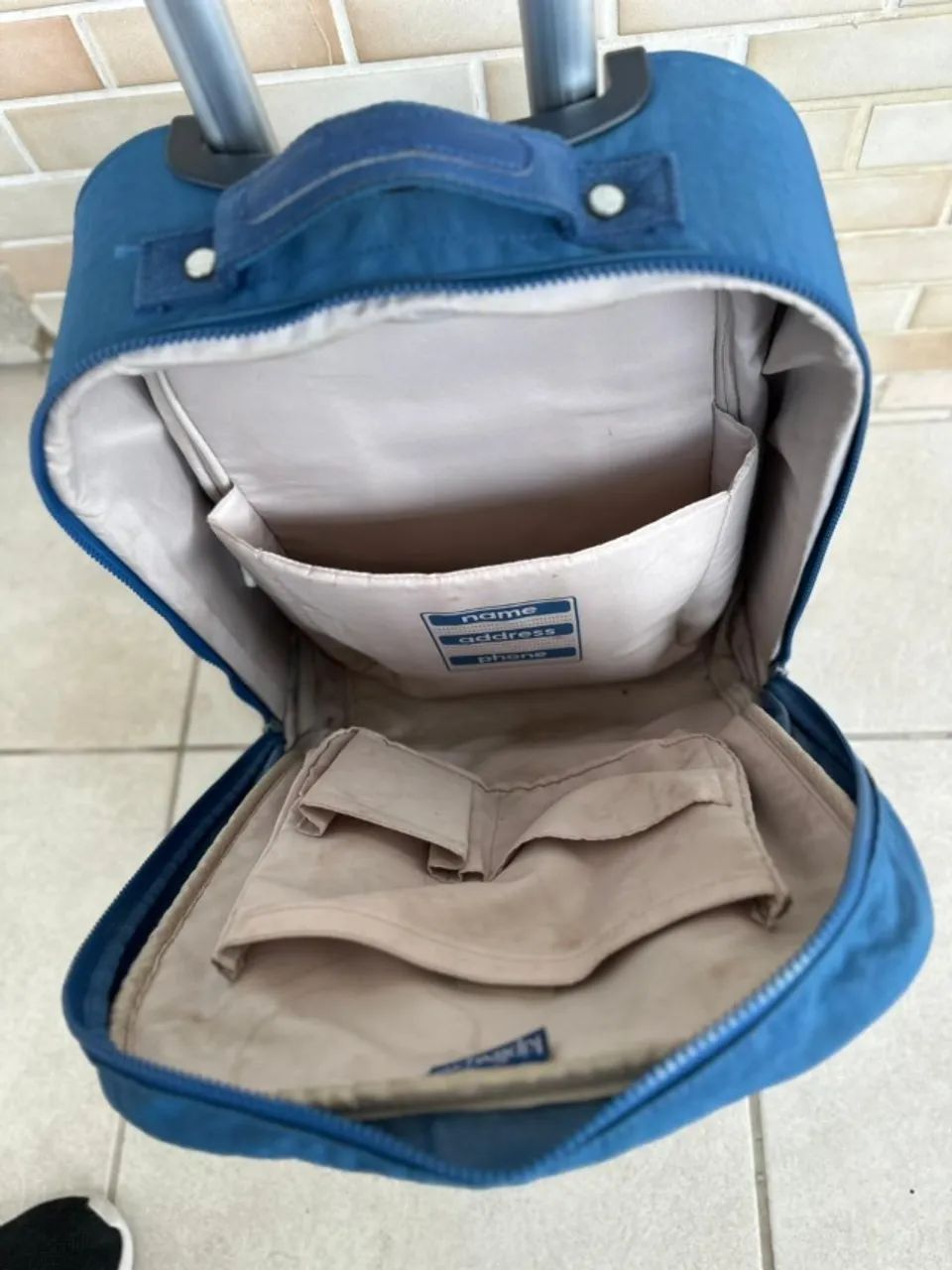 Mochila com rodas original da Kipling (USADA) - Foto 3