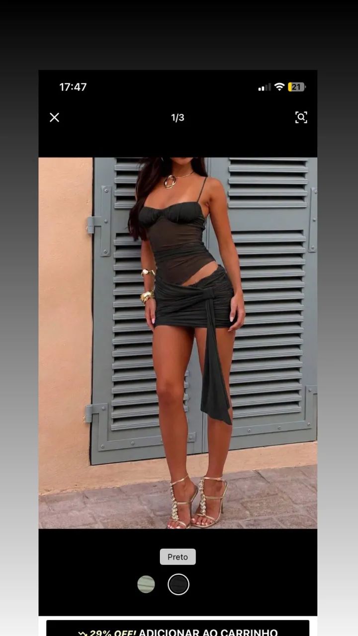 Vestido Preto Elegante 