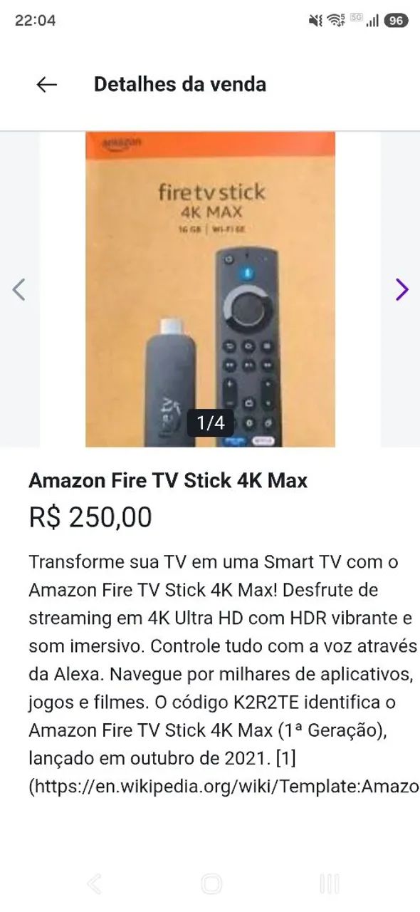 Amazon Fire Stick TV 4k Max 2Gb. - Foto 4