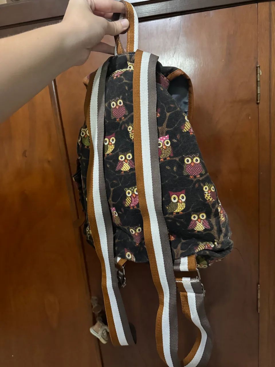 mochila estampado coruja - Foto 2