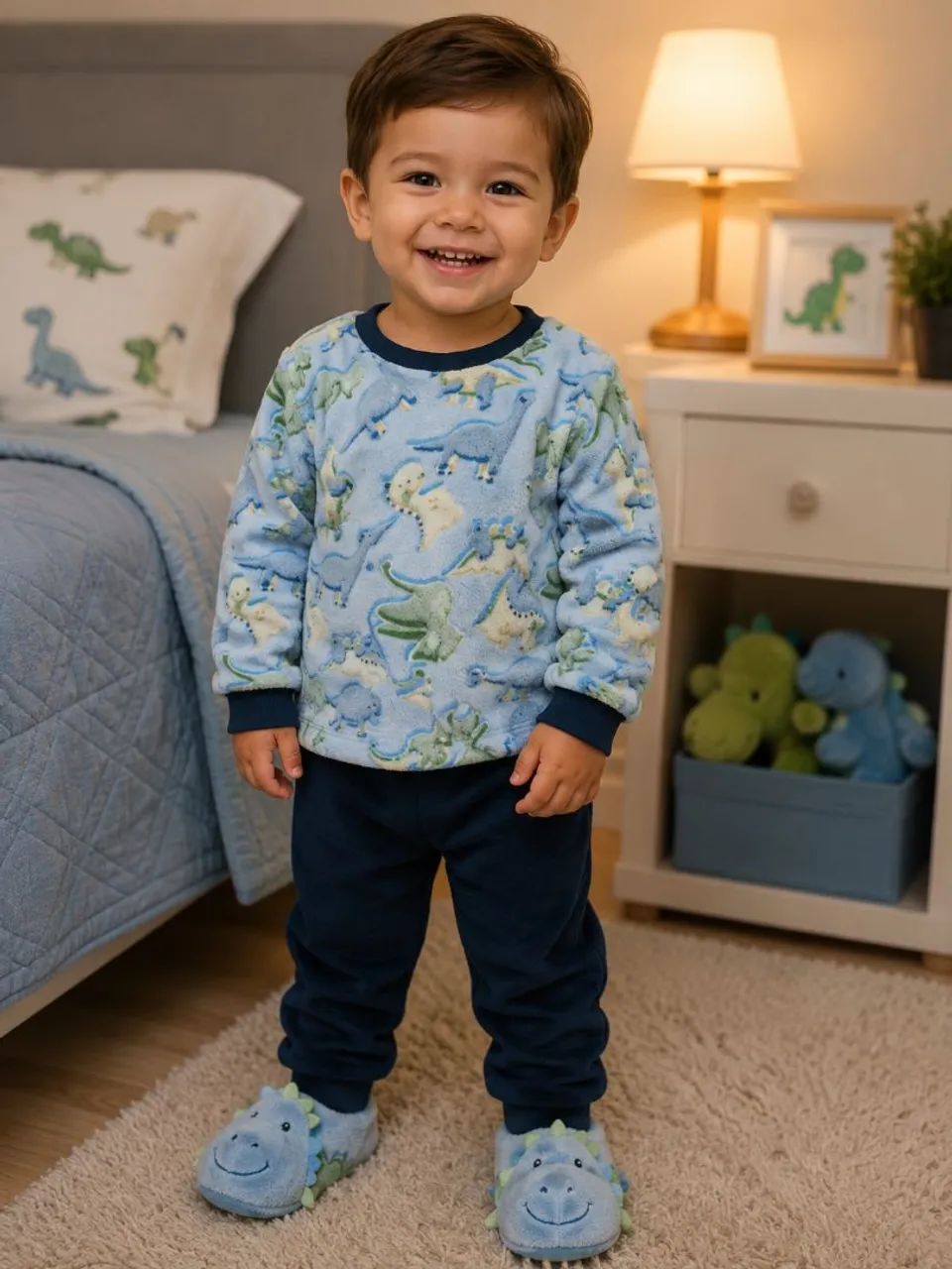 ?PIJAMA INFANTIL FLEECE QUENTINHO INVERNO?  - Foto 3