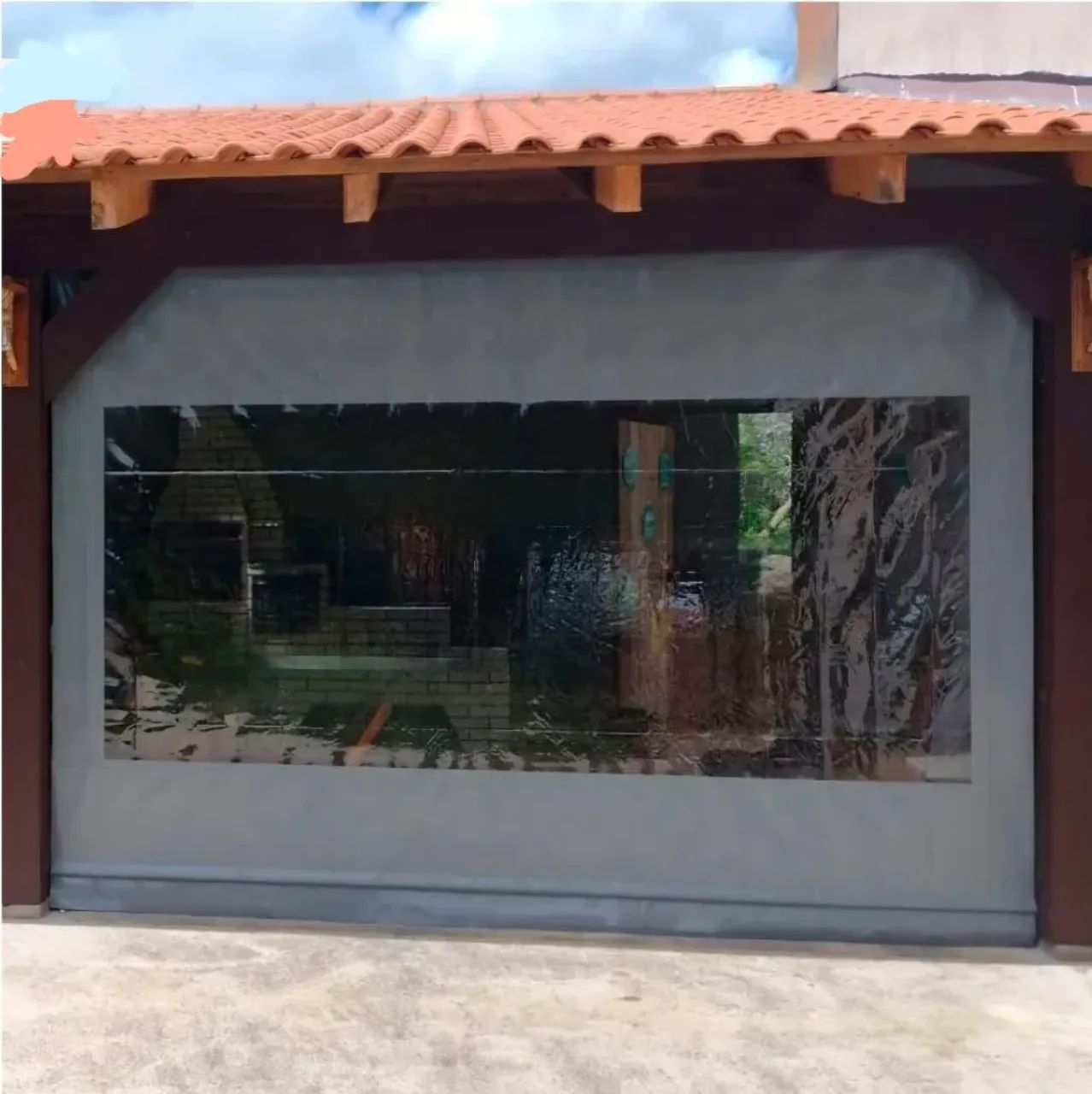 Toldo Cortina transparente entre outros  - Foto 3