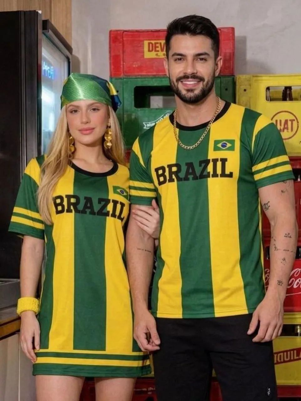 KIT CASAL SELEÇÃO BRASILEIRA  - Foto 2