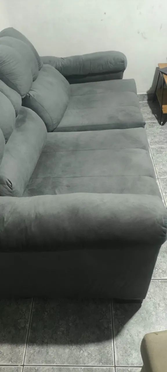 Sofá Cama Ibox Clean com Assento Retrátil e Encosto Reclinável - Foto 2