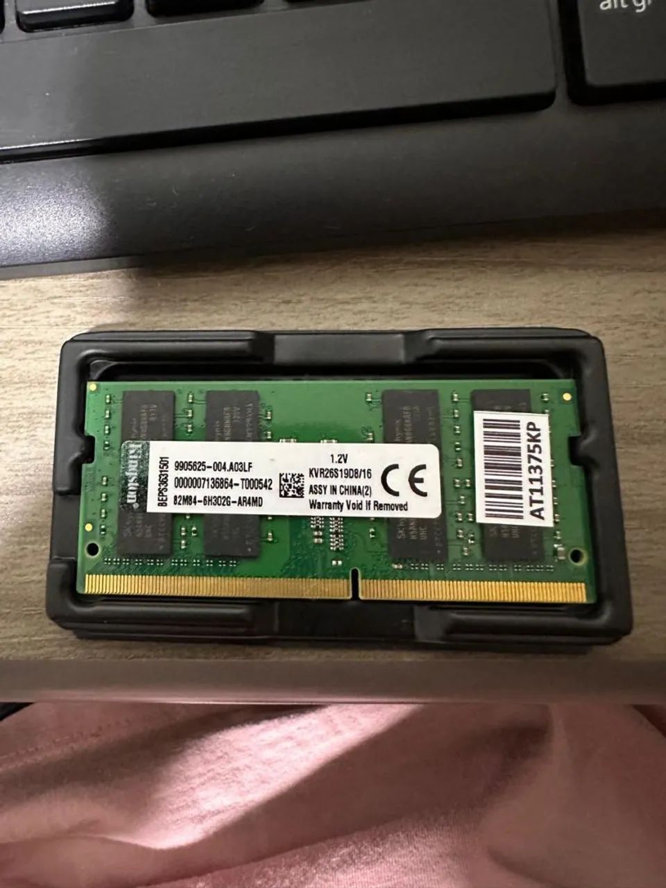 Memória de notebook kingston