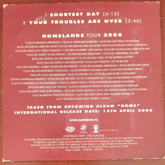 CD - THE GATHERING (SINGLE) - Foto 3