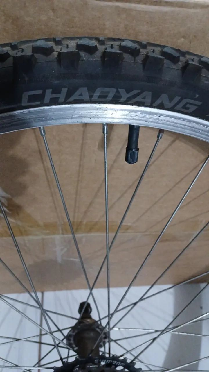 Roda traseira 26 +pneu+camara+catraca BARATO!!! - Foto 5