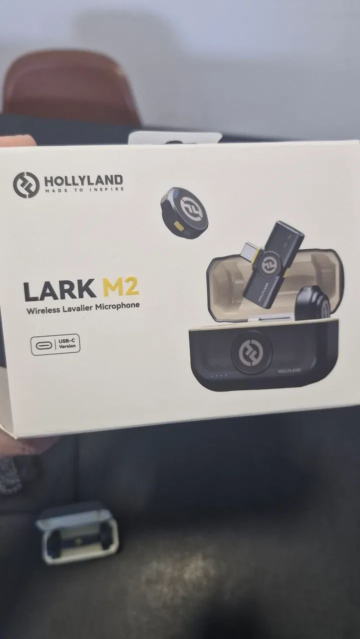 Hollyland lark m2 microfone de lapela android