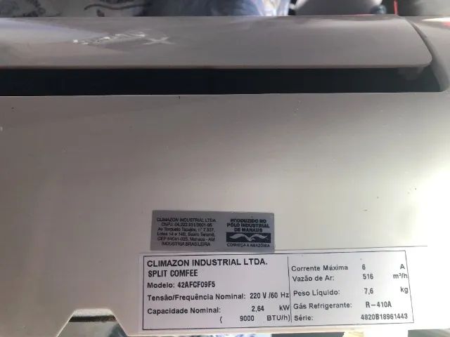 AR CONDICIONADO SPLIT 9000 BTU - Foto 2