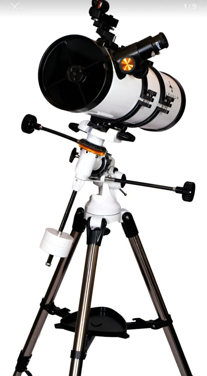 TELESCÓPIO REFLETOR 130MM NEWTONIANO ANDRÔMEDA 2 URANUM EQ3