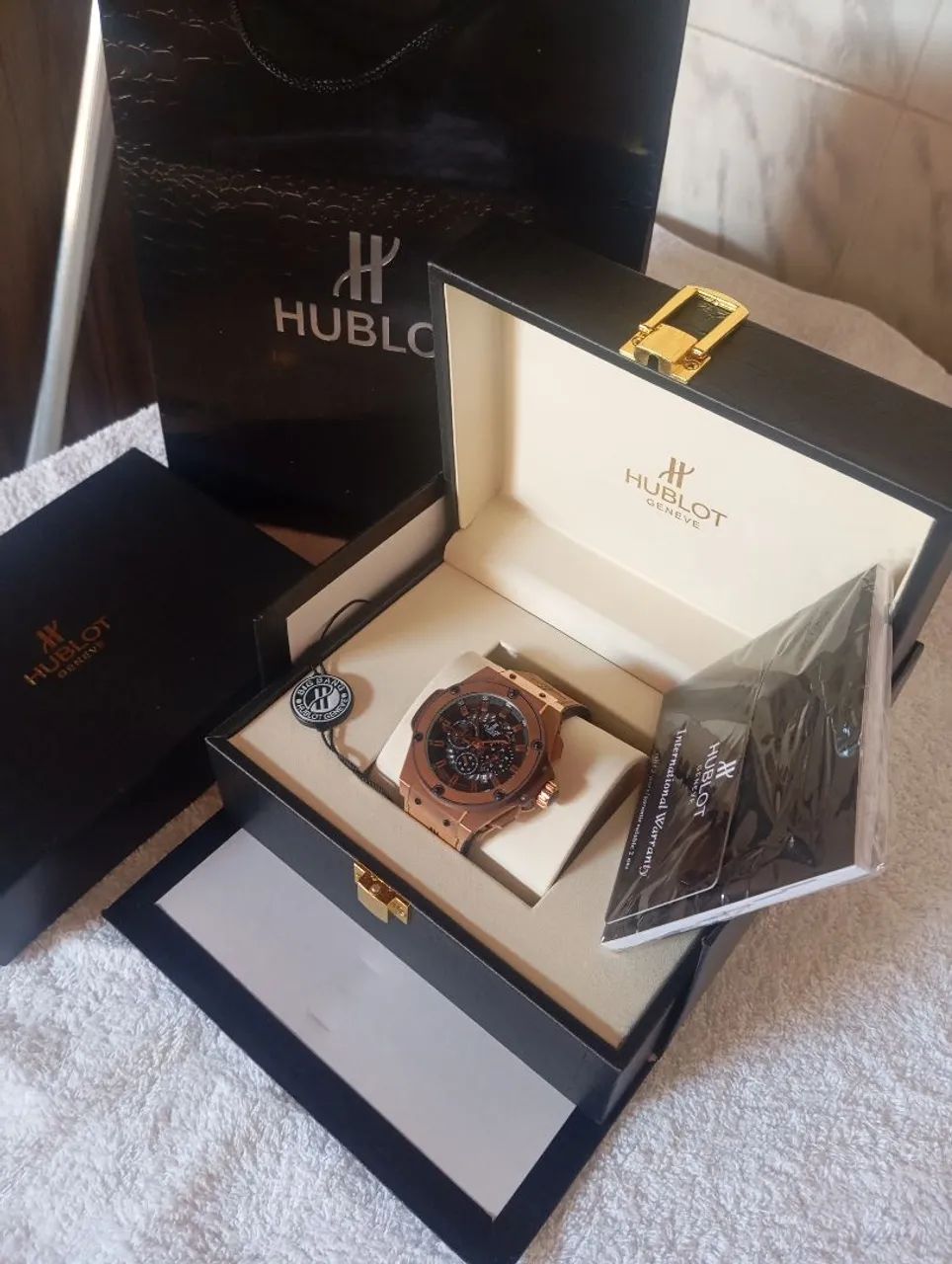 Relógio hublot geneve, linha Premium AAA 100% funcional  - Foto 3
