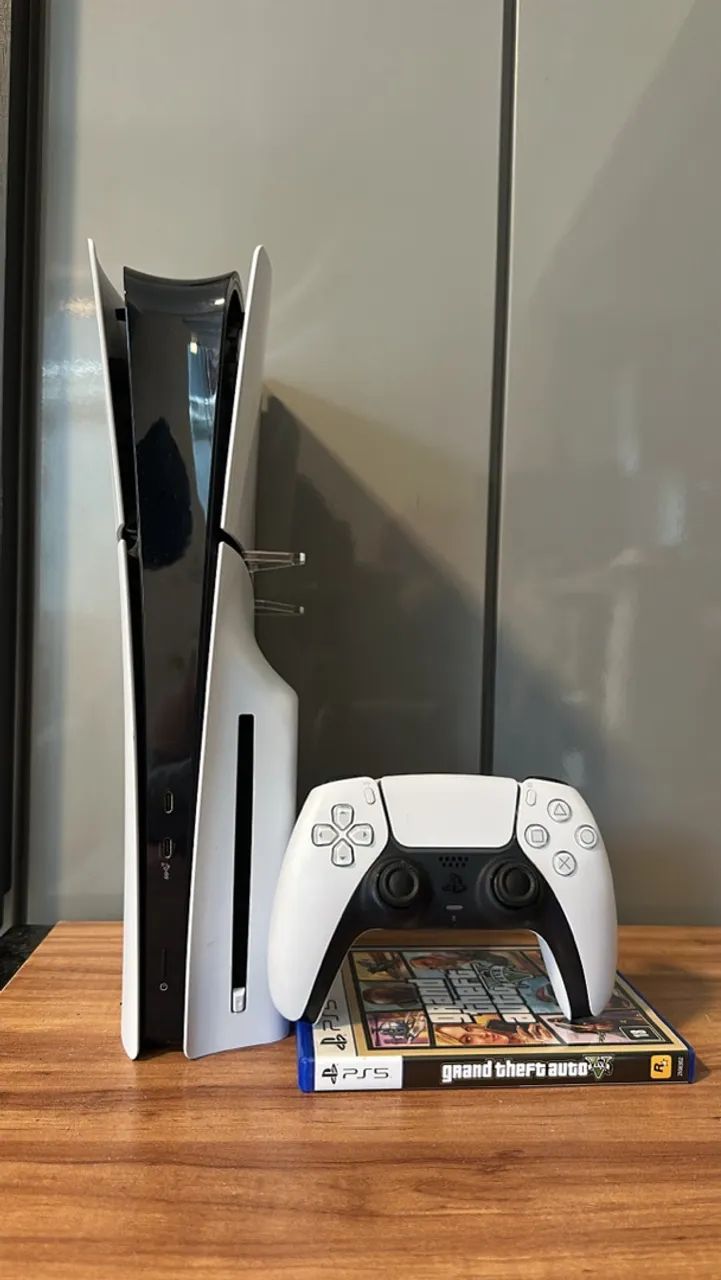 Ps5 Slim com Leitor 1TB , com garantia ! - Foto 2