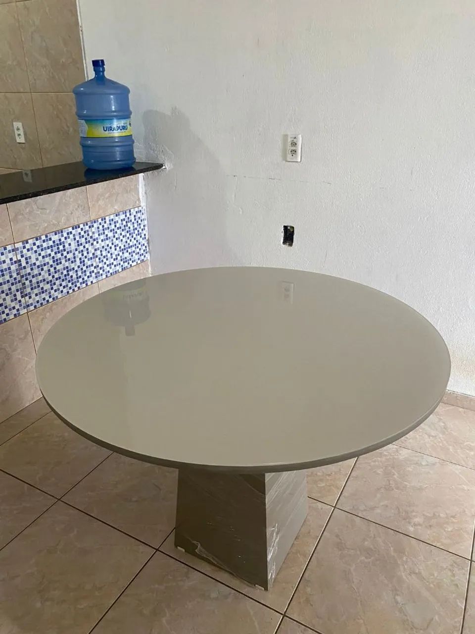 Mesa de Jantar Luxo com Vidro Laqueado 4mm - Foto 4