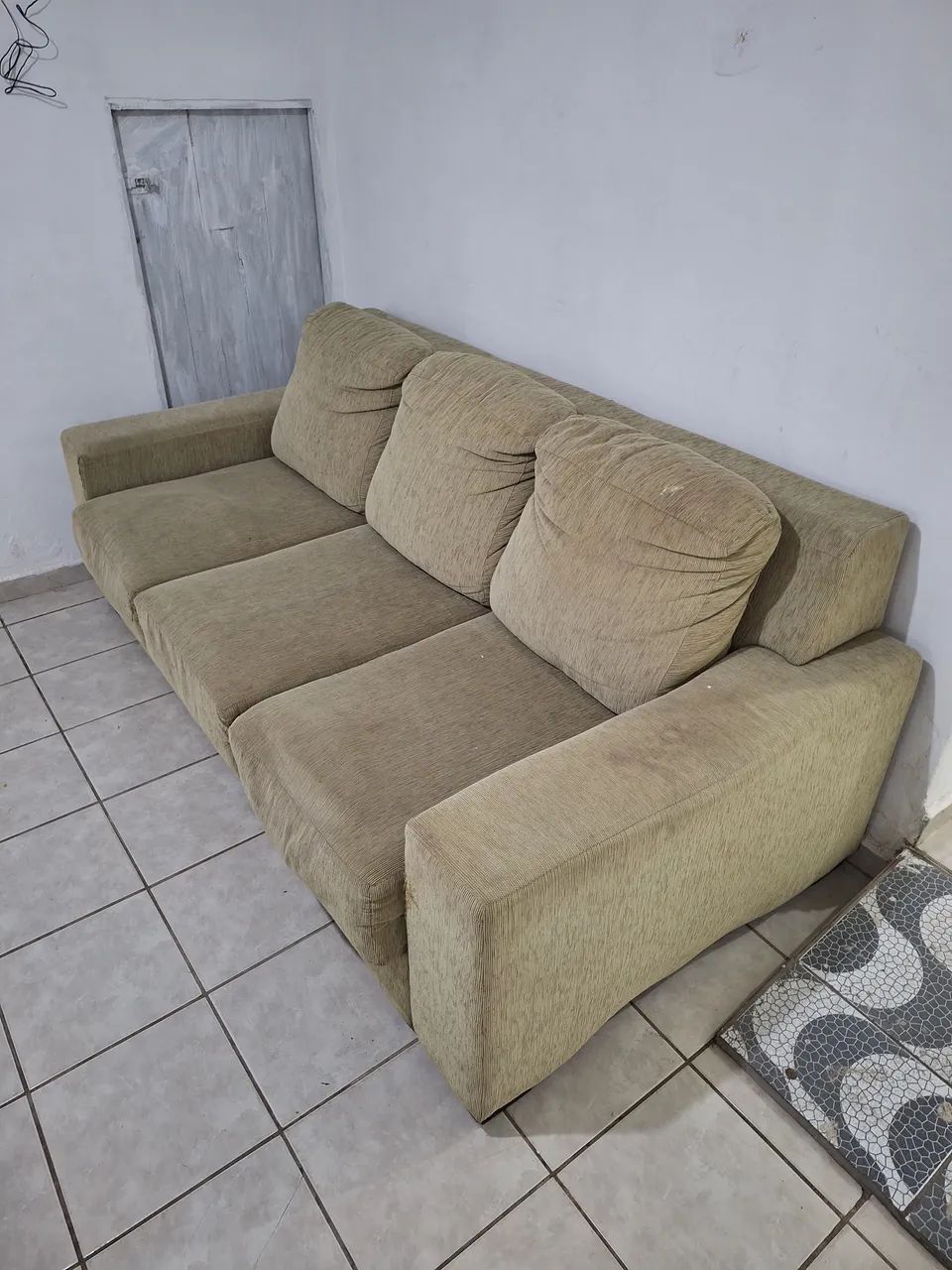 Sofá 3 lugares retrátil 
