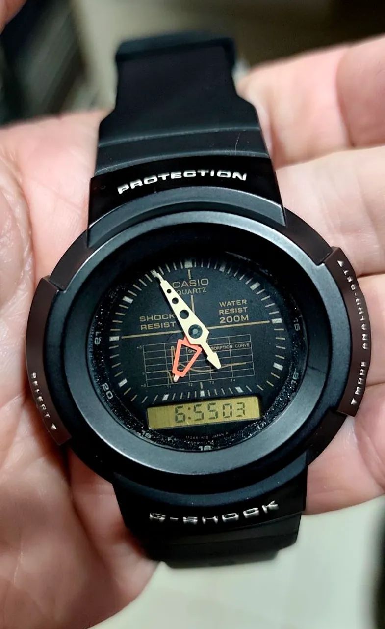 Relógio Casio G-Shock AW-500G-1E 1993 Rarissimo