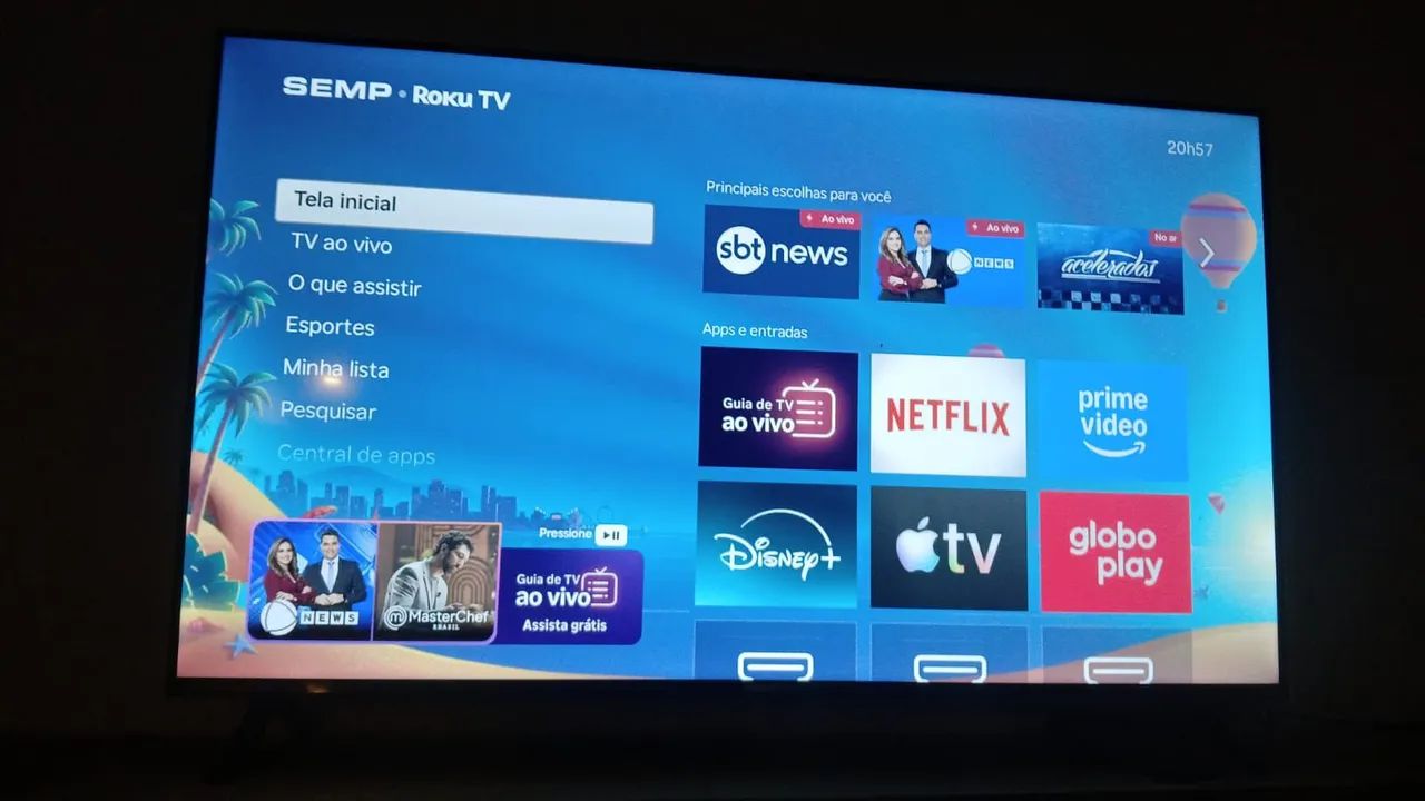 Tv Roku semp 50polegadas smart - Foto 2