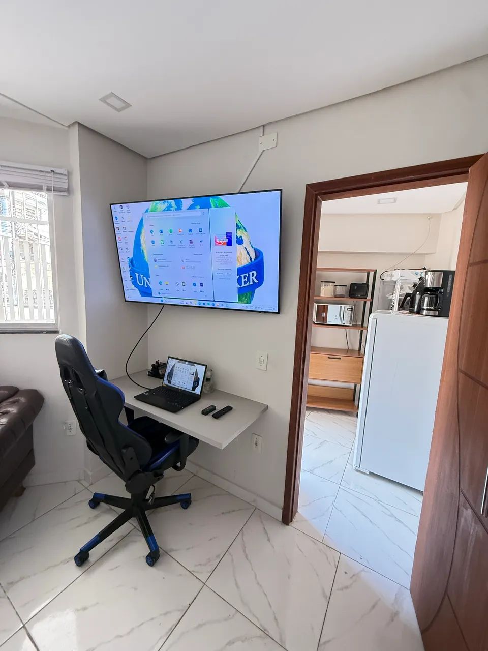 Apartamento climatizado com 1 quarto com suite, tv, wifi e jogo de cama completo. - Foto 11