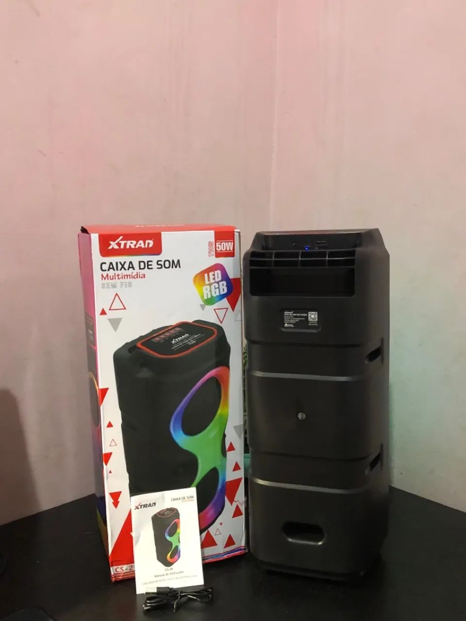 Caixa de Som Bluetooth 50w Nova - Foto 3