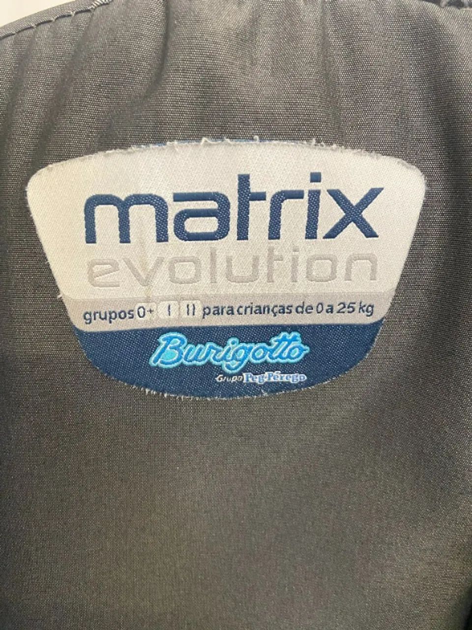 CADEIRINHA BURIGOTTO MATRIX EVOLUTION K - 0 A 25 KG - Foto 2