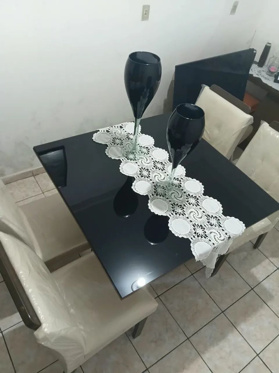 Mesa decor 4 cadeiras - Foto 2