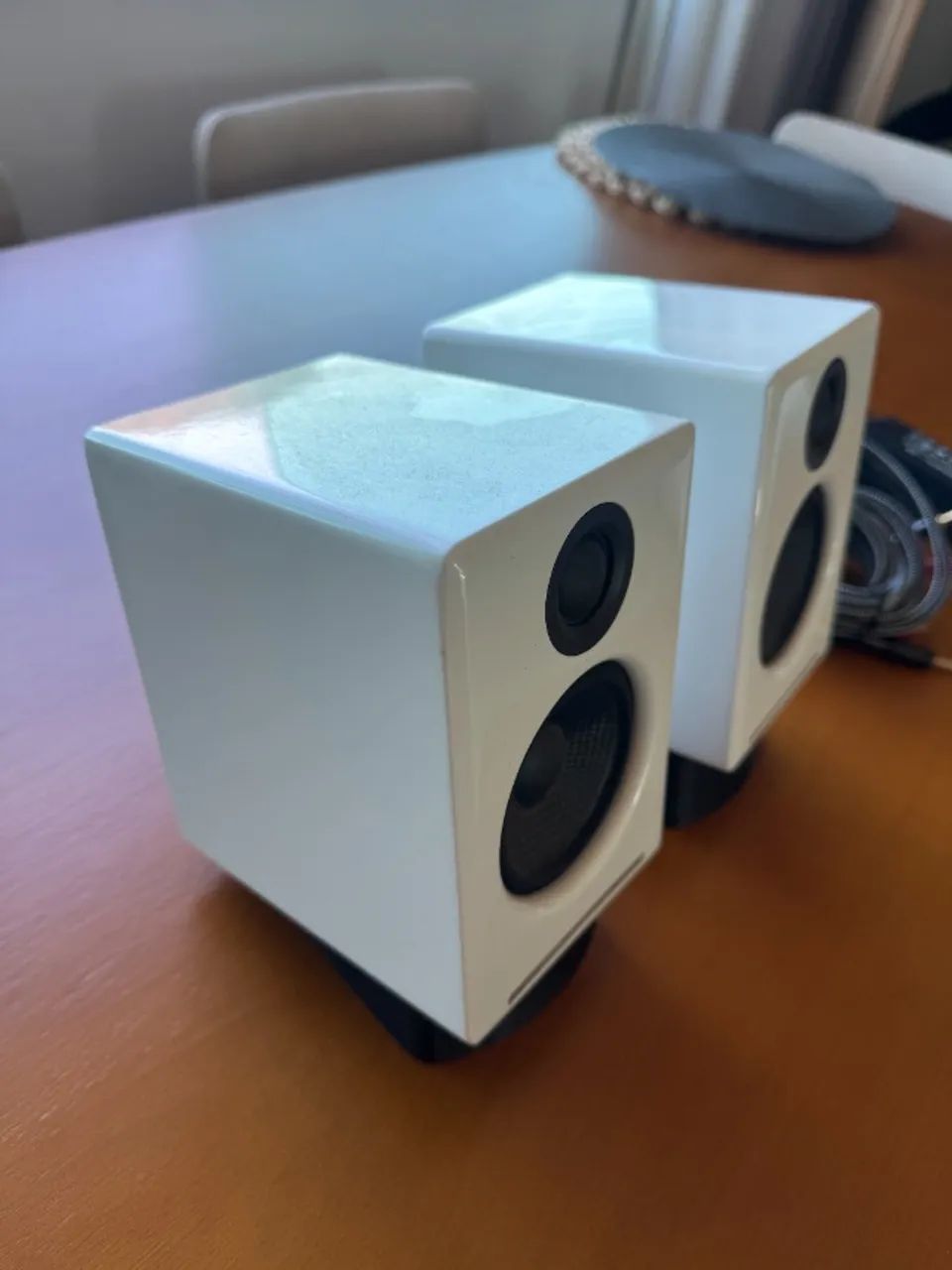 Caixas Satelites Alto falantes Audioengine A2+ Plus Bluetooth Speaker Aux Usb Rca - Foto 5