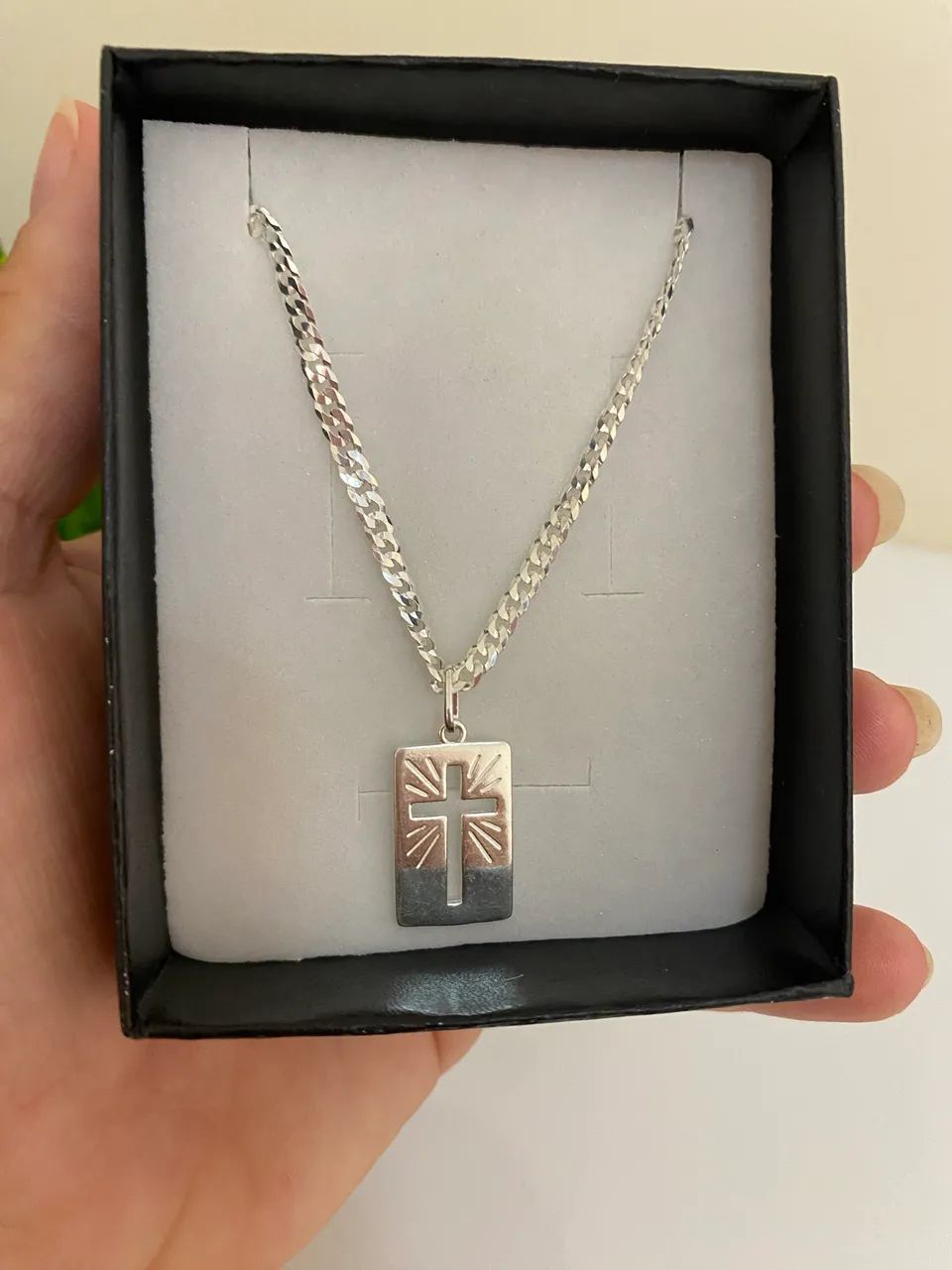 corrente masculina prata 925