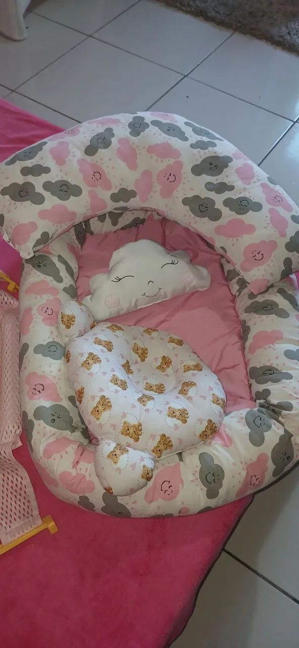 Ninho bebê com rede banho  - Foto 2