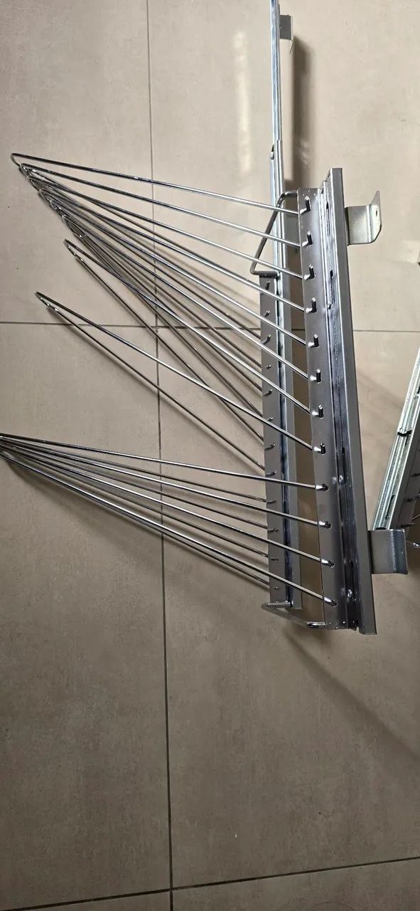Calceiro para guarda roupas inox