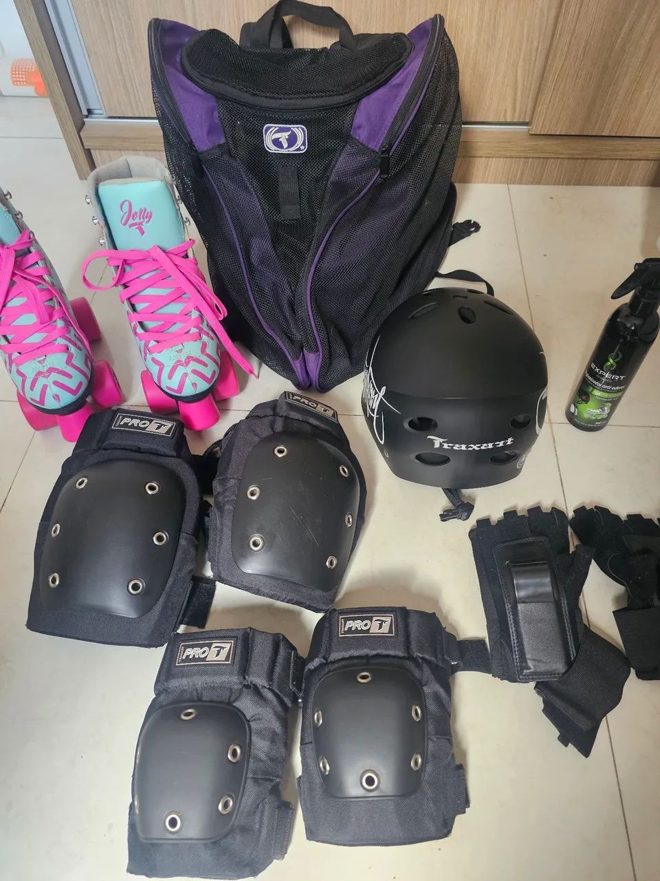 Patins Traxart nmr35 + acessórios - Foto 6