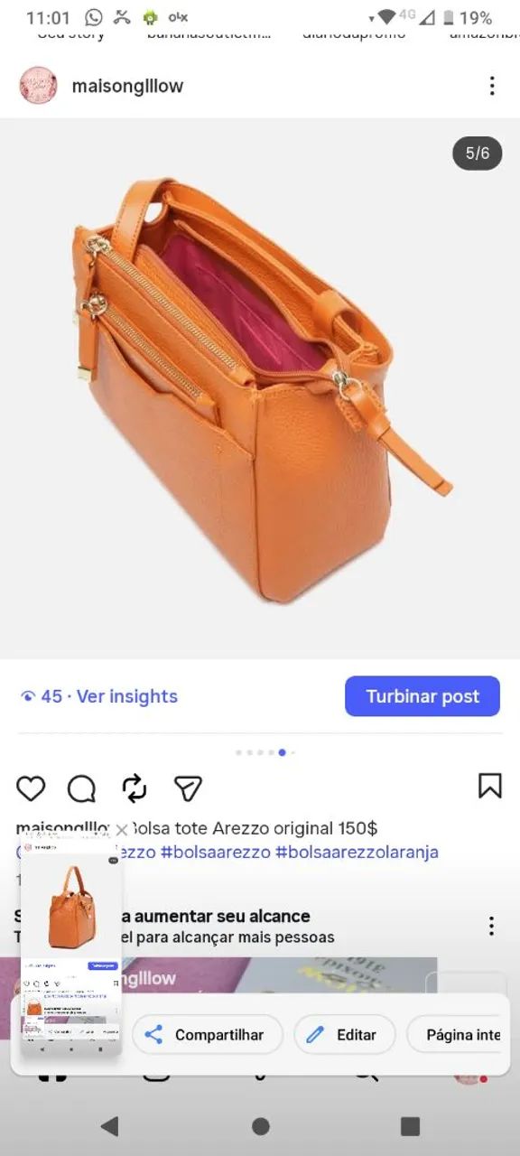 Bolsa Arezzo original  - Foto 3