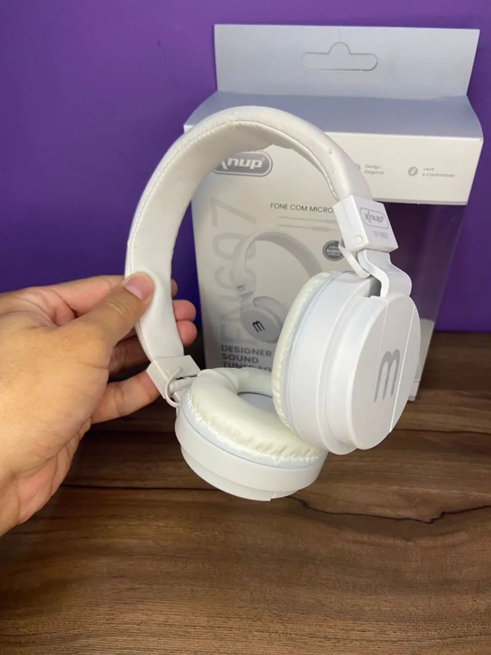 Fone Headphone Bluetooth KP-FN607 Knup - Foto 2