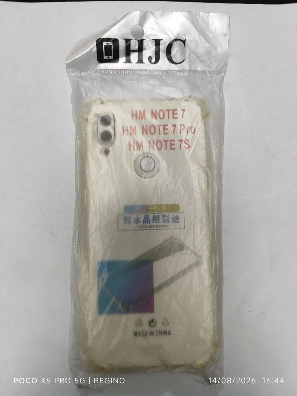 Capinha transparente para celular xiaomi note 7 pro/ note S