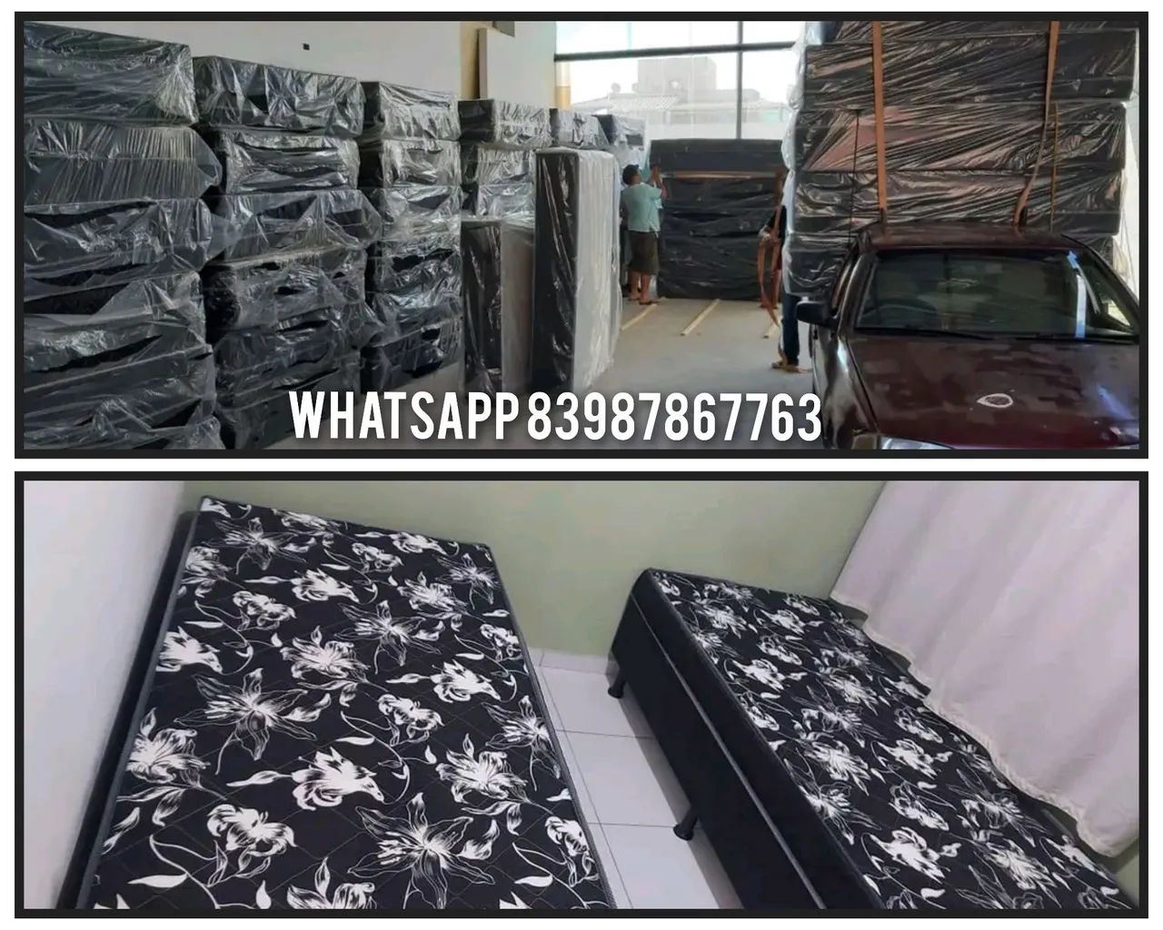 CAMA BOX CASAL E SOLTEIRO#. *63