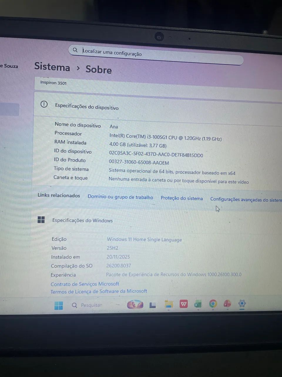 Notebook Dell Inspiron 3501 - Foto 2