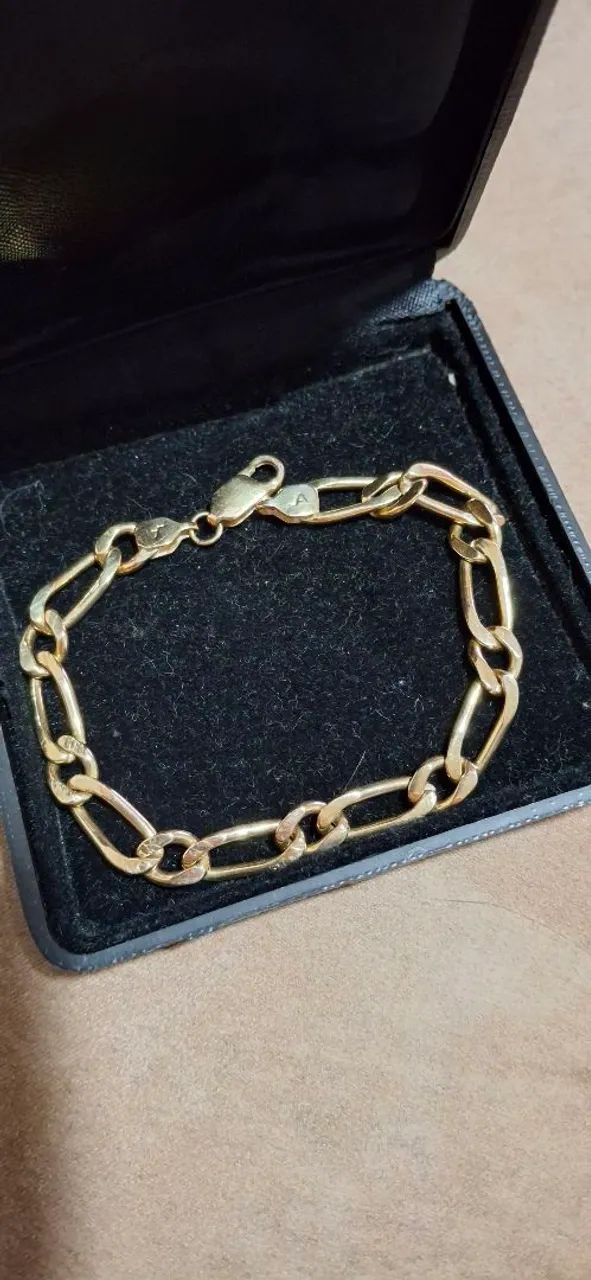 Pulseira folheada a ouro.  - Foto 3