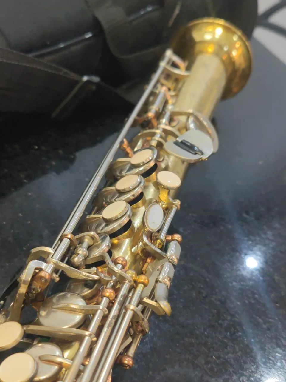 R$ 1.000,00 Sax Soprano Parrot Original Usado Revisado Nota Fiscal Garantia OLXPAY Sib  - Foto 5
