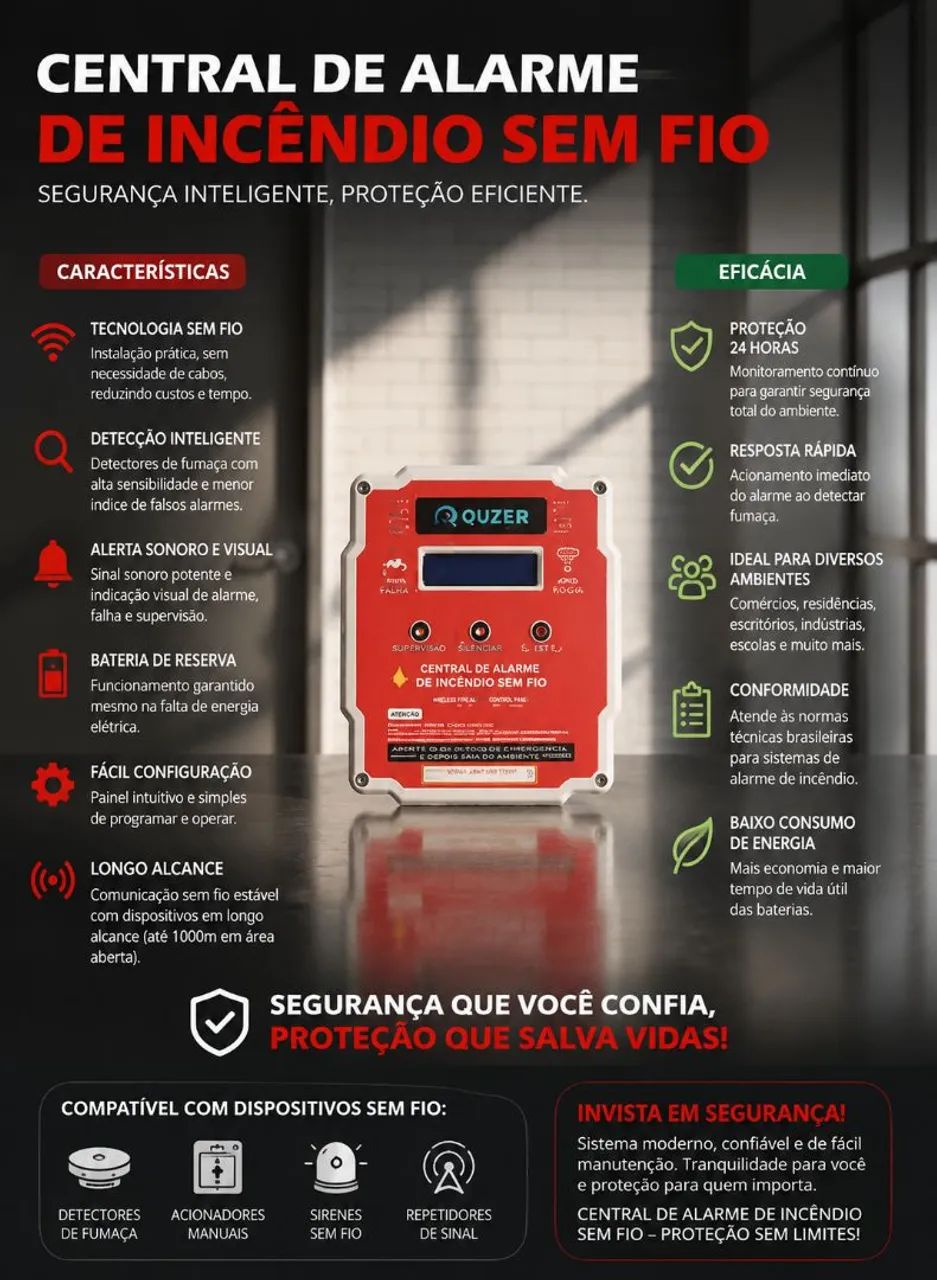 Alarme de Incêndio. - Foto 2
