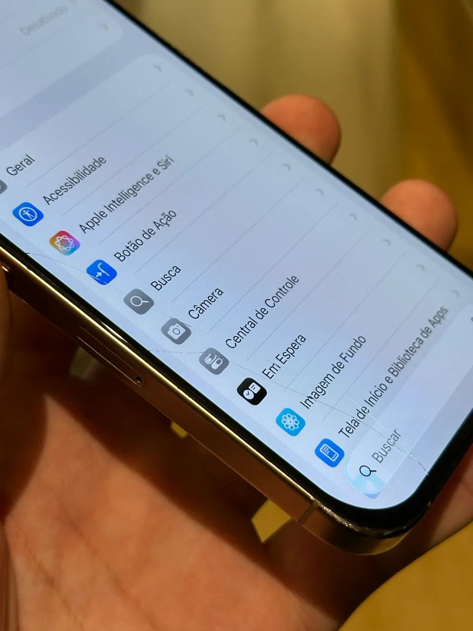 iPhone 16 PRO DESERT TITANIUM 128GB COMPLETO TRINCO FIO DE CABELO - Foto 3