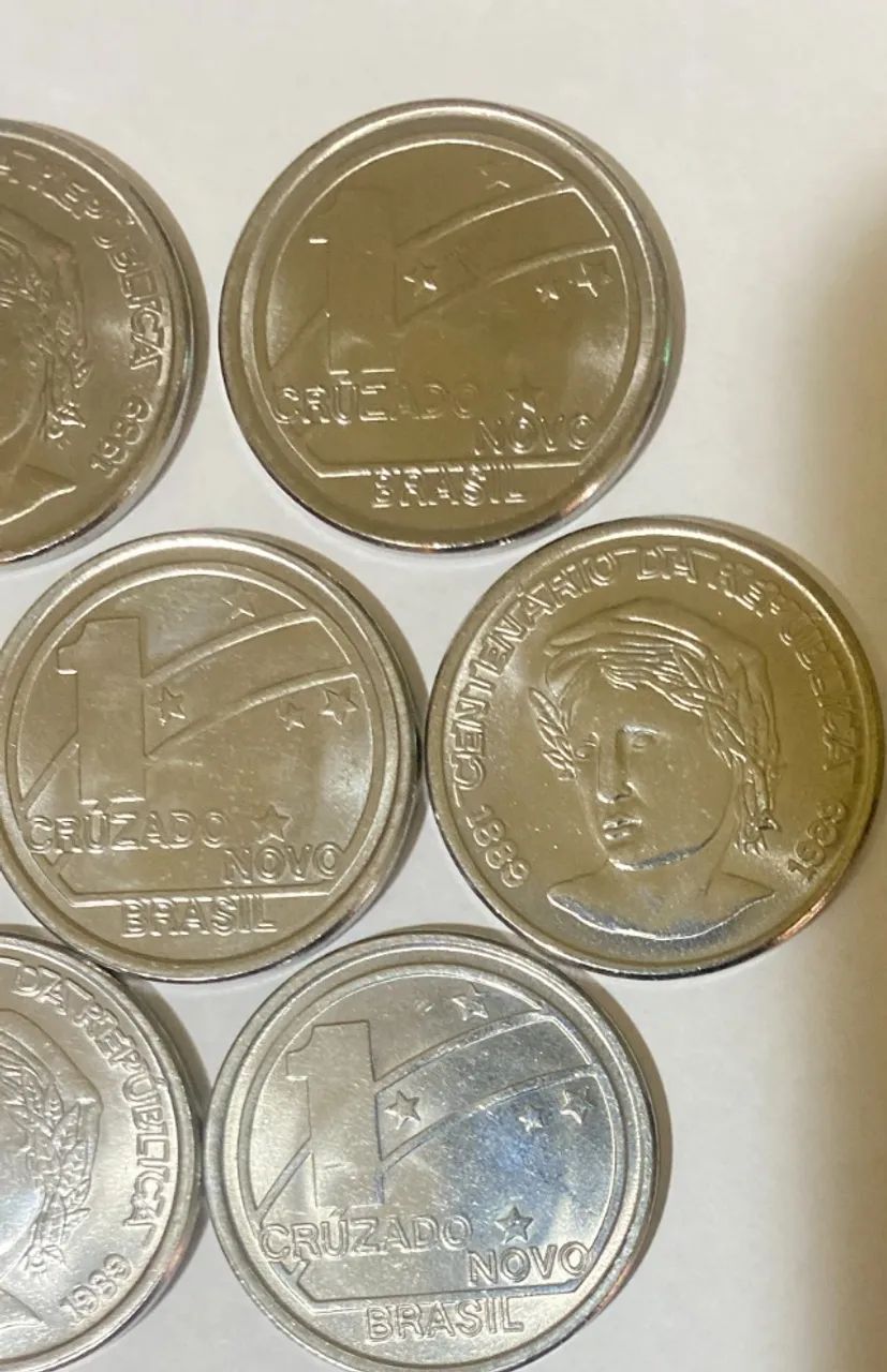 Moedas Centenário Proclamação da República - 1989 (10 moedas comemorativas) - Foto 4