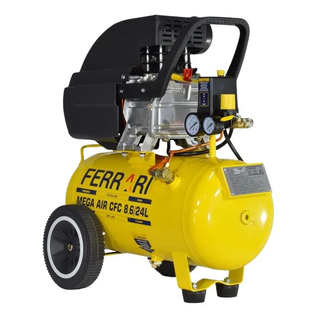 Compressor de Ar Ferrari Mega Air CFC 8,6 Pés 24L 2HP - Foto 2