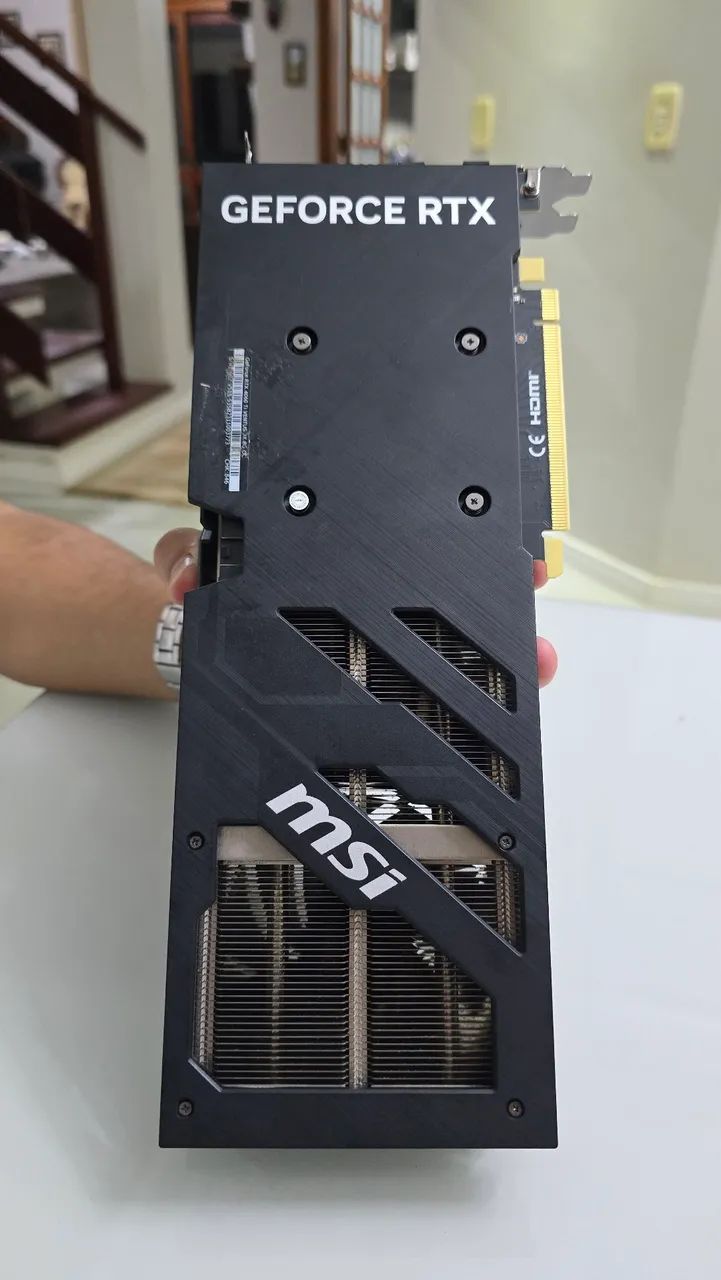 Título: Placa de Vídeo MSI GeForce RTX 4060 Ti - Triple Fan - VENTUS 3x - Excelente Estado - Foto 5