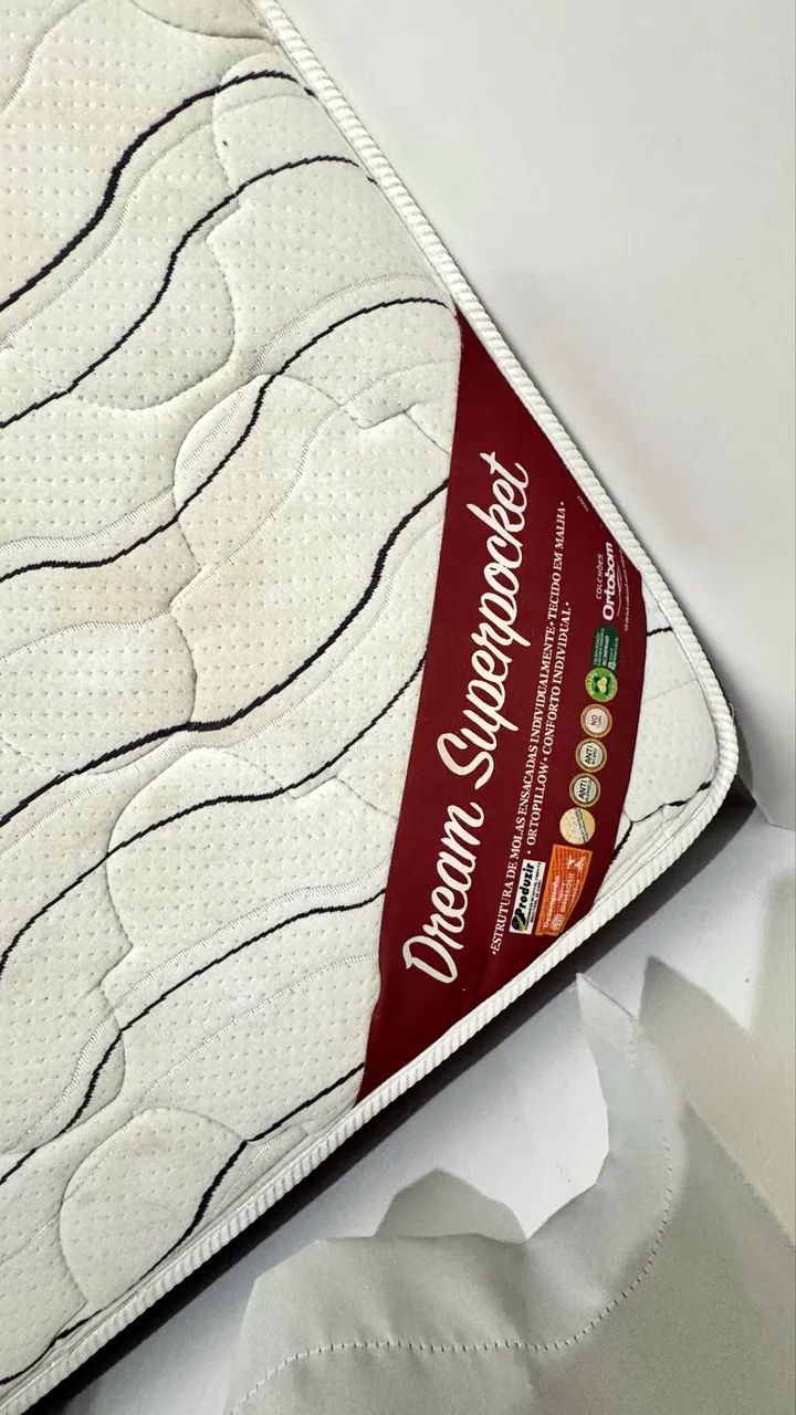 Cama casal box Ortobom molas ensacadas  - Foto 2