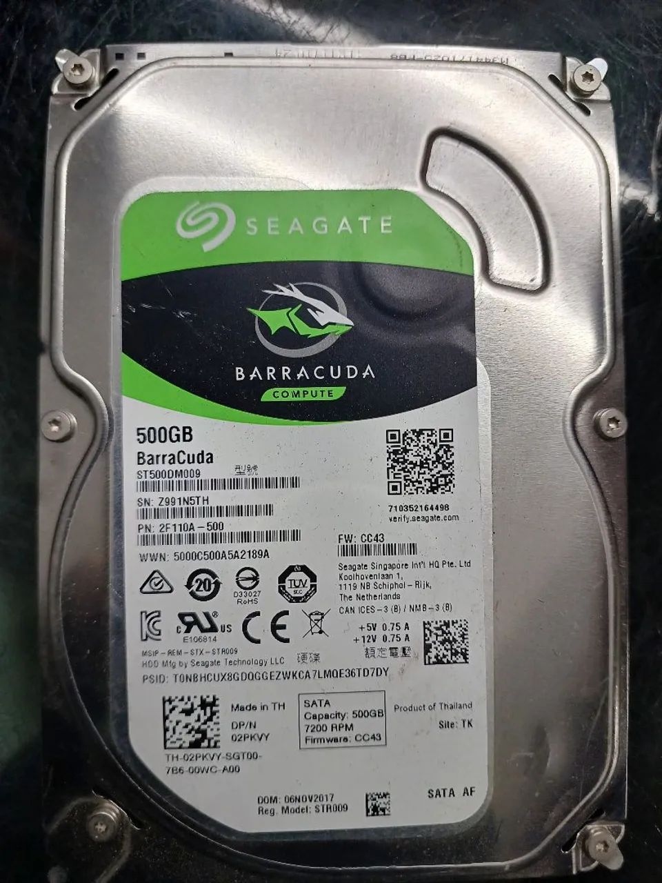 Hd 500gb seagate  cftv dvr nvr cpu  - Foto 5