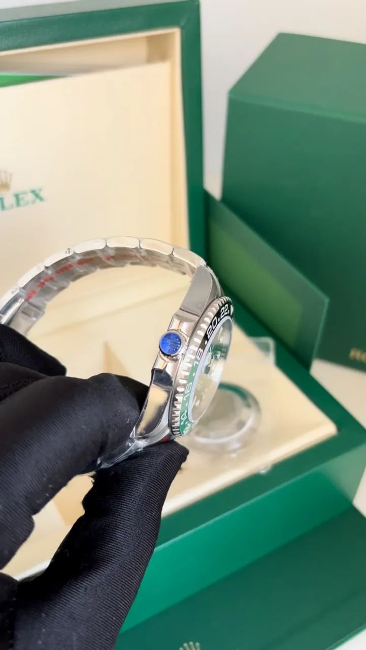 Rolex GMT Sprite Clone + Caixa Rolex - Foto 4
