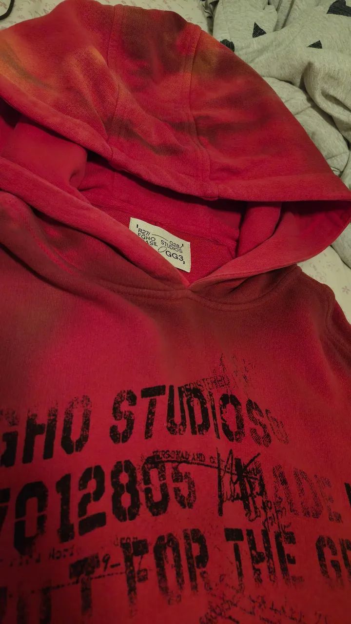 moletom egho studios grind red - Foto 2