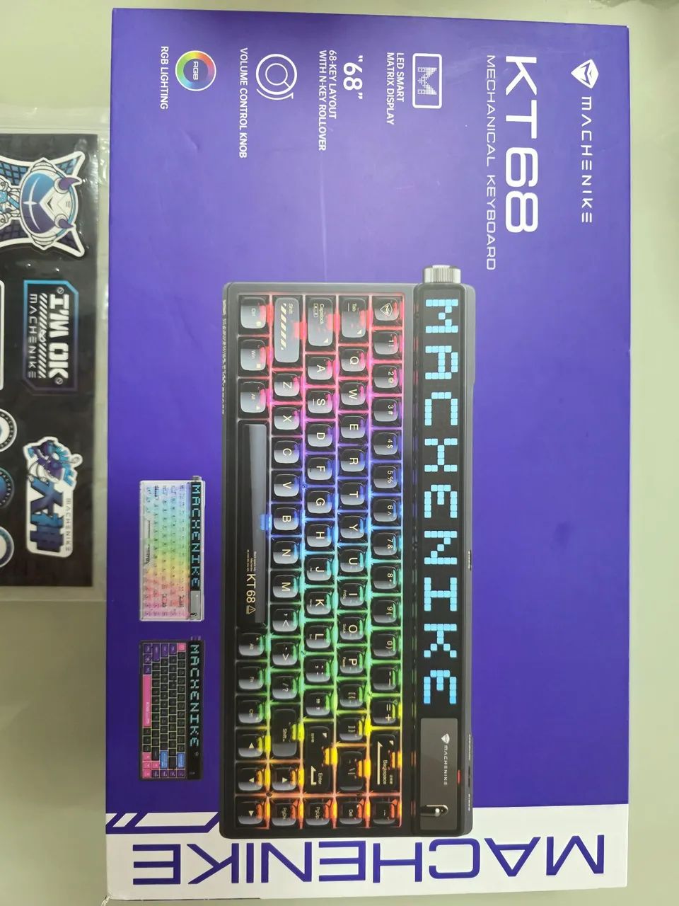 Teclado Mecânico KT68 Machenike - Foto 5
